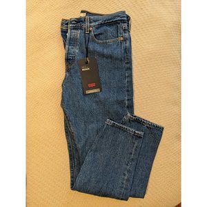 Levi's Premium Wedgie Fit Ankle High Rise Tapered Leg Jeans Womens Size 29